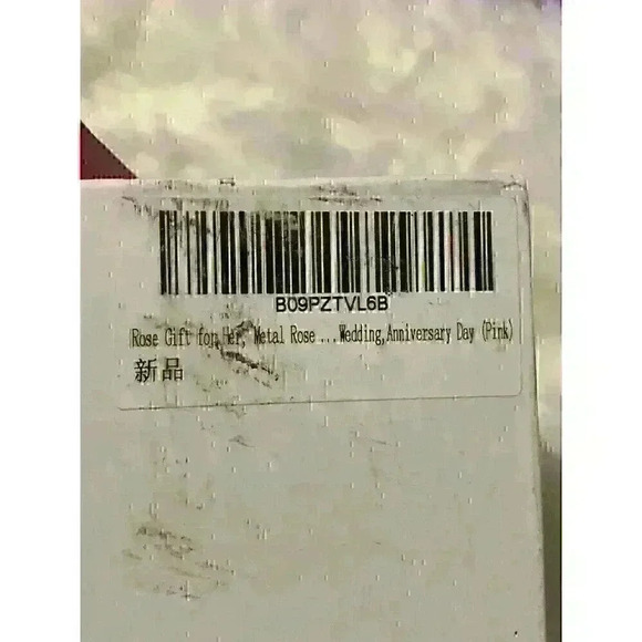 NEW Rose of Love Hand Forged Iron Pink Rose Anniversary Wedding Valentines Day - Picture 8 of 8